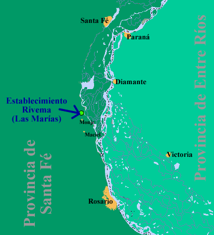 Mapa de Feed-Lot Rivema